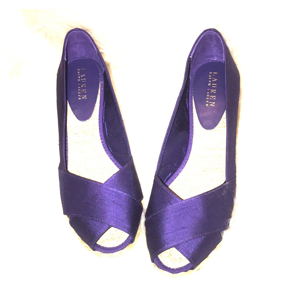 Ralph Lauren Purple wedges